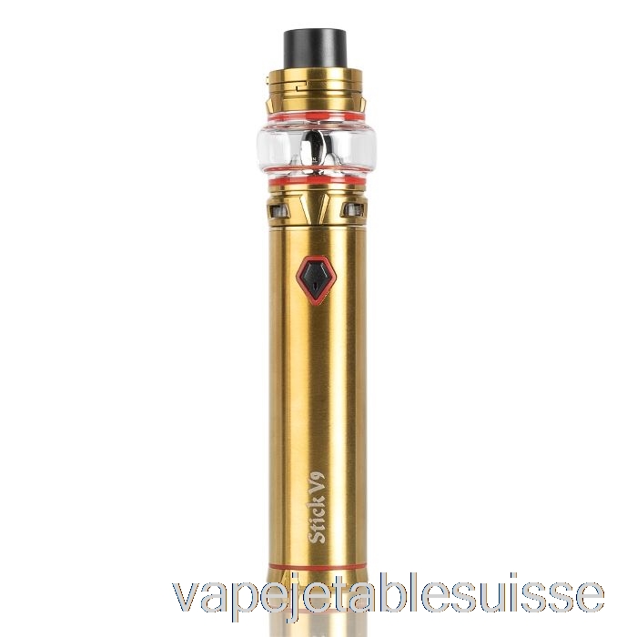 Vape Suisse Smok Stick V9 & Stick V9 Max 60w Kit De Démarrage V9 Standard - Or